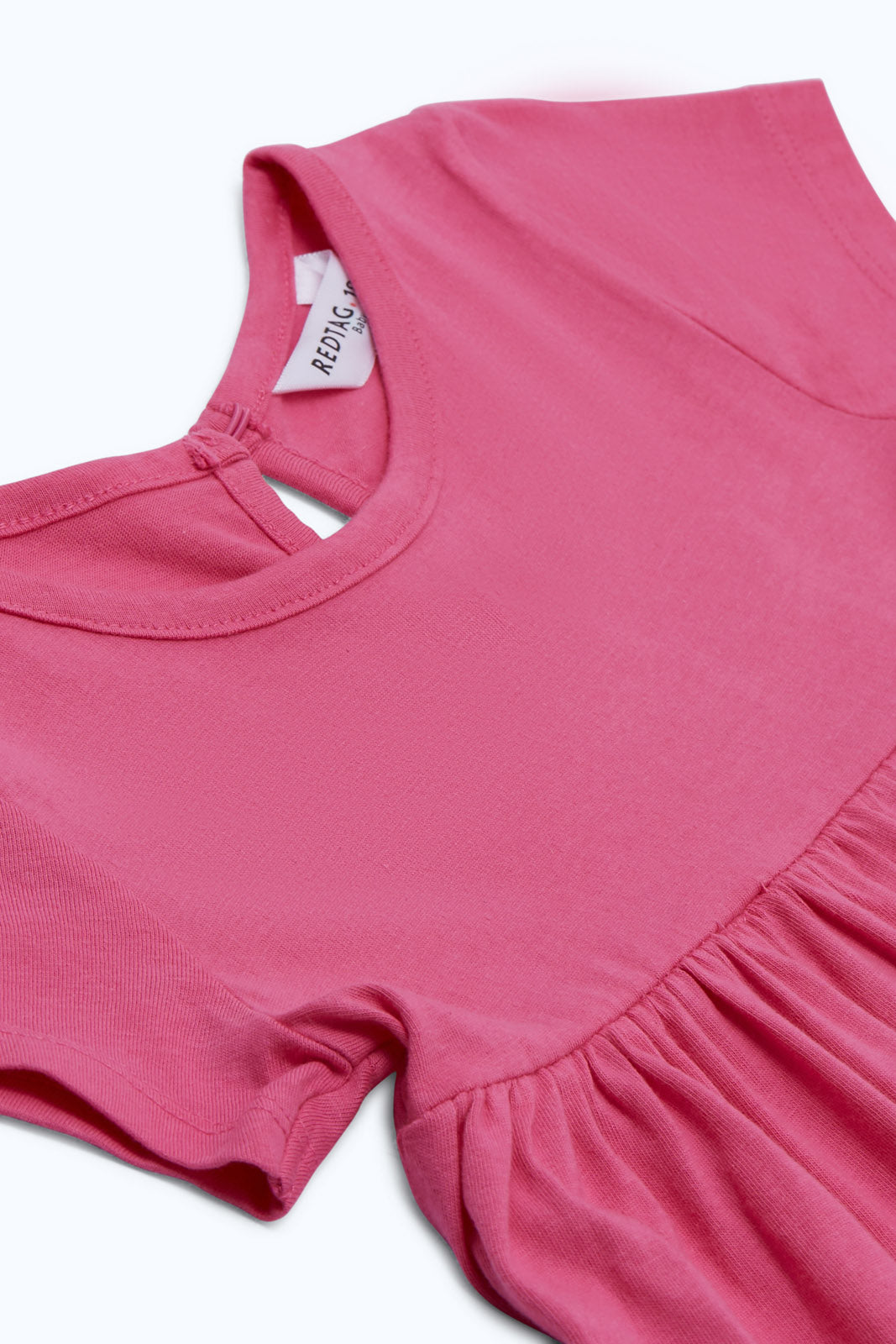 Redtag-Girls-Pink-Solid-Dress-Category:Dresses,-Colour:Apricot,-Deals:New-In,-Dept:Girls,-Filter:Infant-Girls-(3-to-24-Mths),-ING-Dresses,-New-In-ING-APL,-Non-Sale,-S23B,-Section:Girls-(0-to-14Yrs),-VLM-Infant-Girls-3 to 24 Months