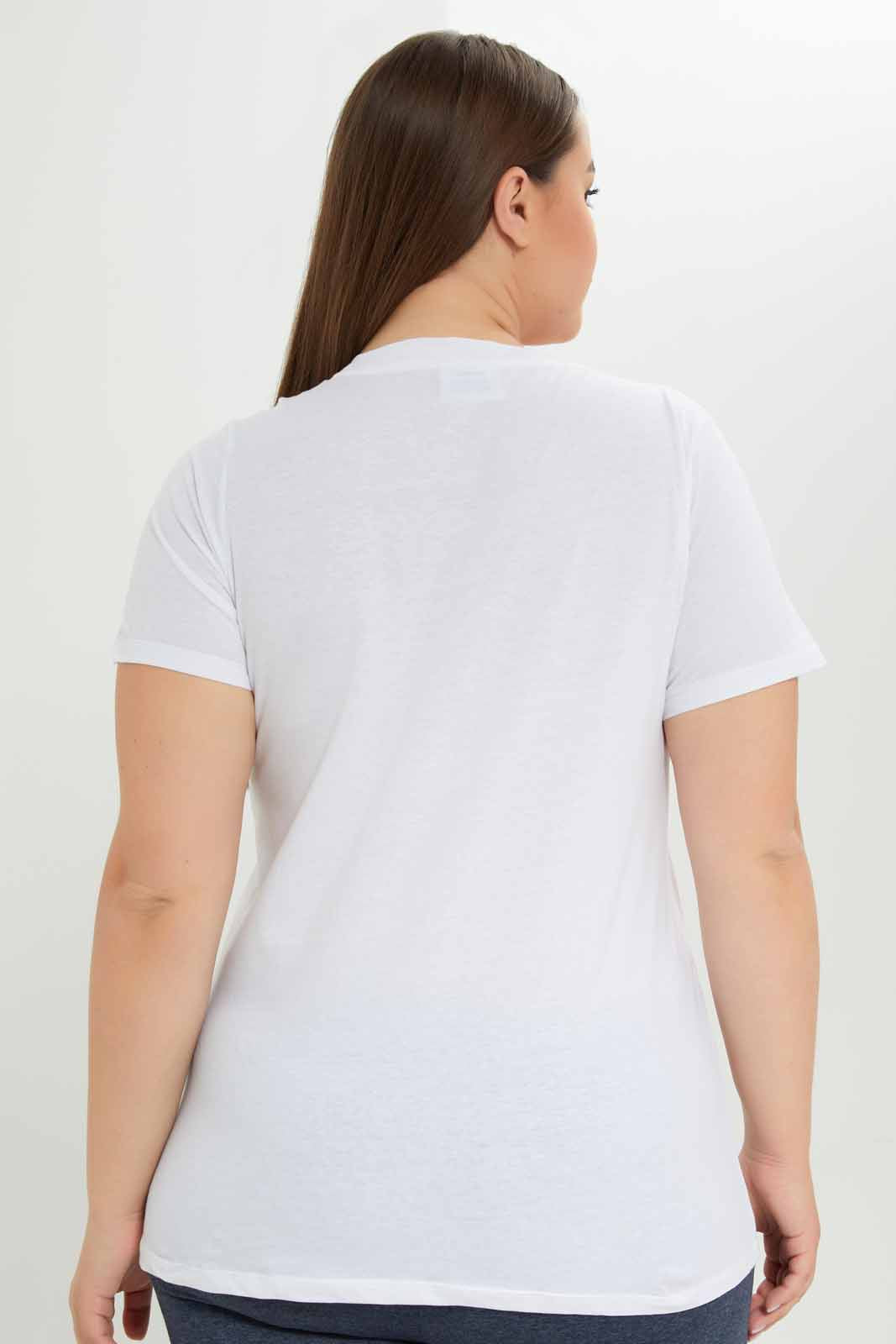 Redtag-Women-White-Friends-Printed-T-Shirt-Category:T-Shirts,-Colour:White,-Deals:New-In,-Dept:Ladieswear,-Filter:Plus-Size,-LDP-T-Shirts,-New-In-LDP-APL,-Non-Sale,-S23A,-Section:Women-Women's-