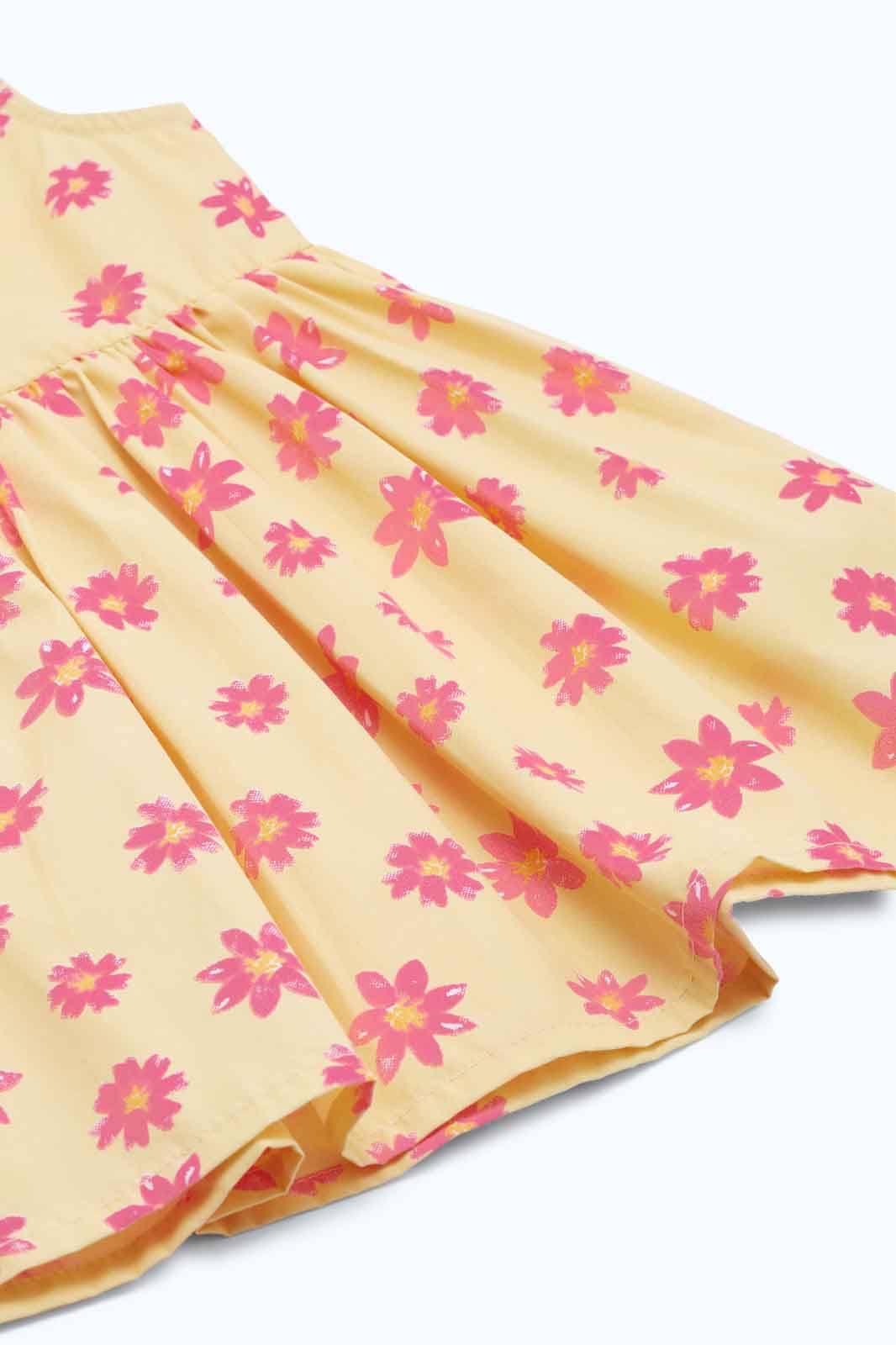 Redtag-Girls-Yellow-Aop-Dress-Category:Dresses,-Colour:Yellow,-Deals:New-In,-Dept:Girls,-Filter:Infant-Girls-(3-to-24-Mths),-ING-Dresses,-New-In-ING-APL,-Non-Sale,-S23B,-Section:Girls-(0-to-14Yrs),-VLM-Infant-Girls-3 to 24 Months