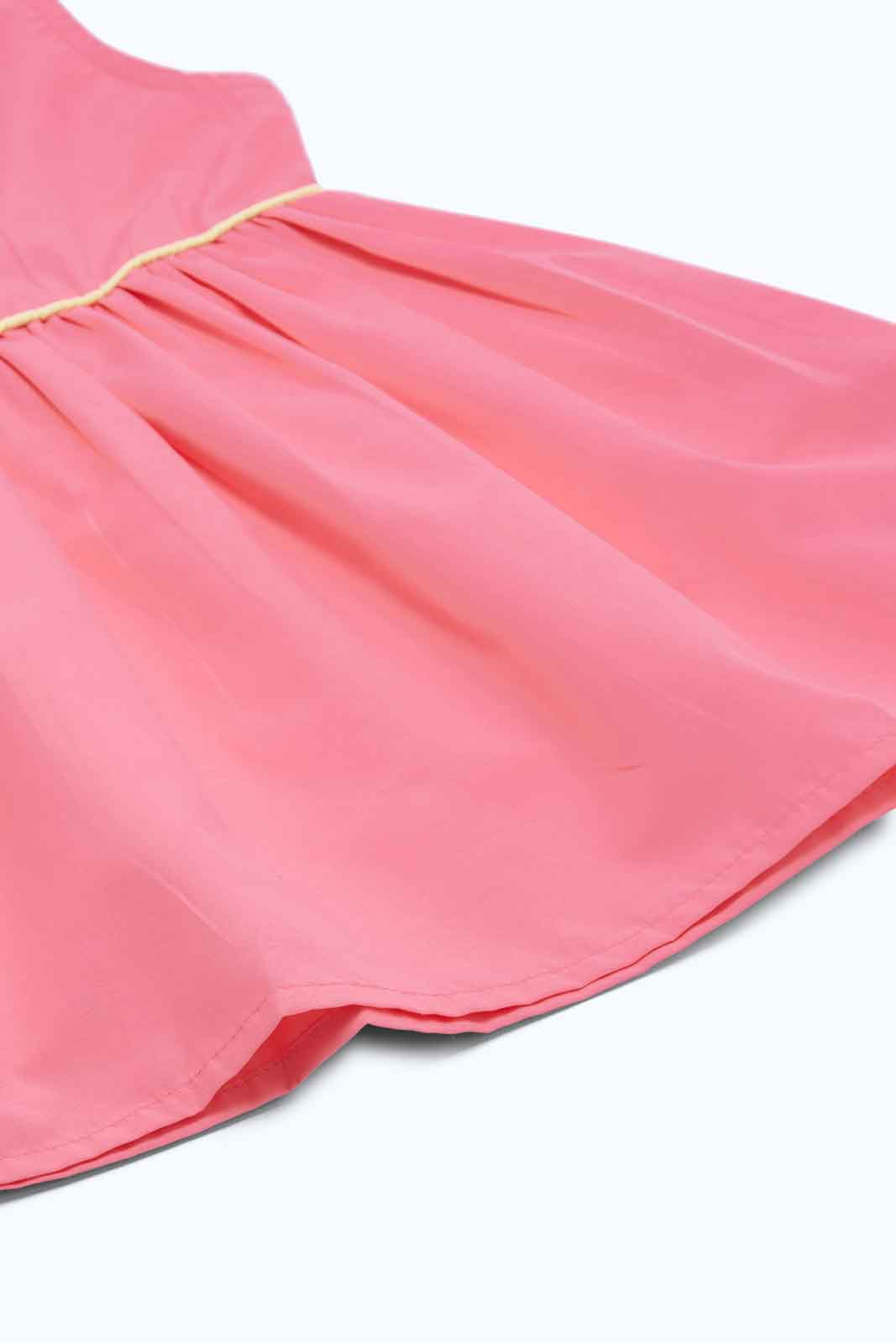Redtag-Girls-Pink-Solid-Dress-Category:Dresses,-Colour:Apricot,-Deals:New-In,-Dept:Girls,-Filter:Infant-Girls-(3-to-24-Mths),-ING-Dresses,-New-In-ING-APL,-Non-Sale,-S23B,-Section:Girls-(0-to-14Yrs),-VLM-Infant-Girls-3 to 24 Months