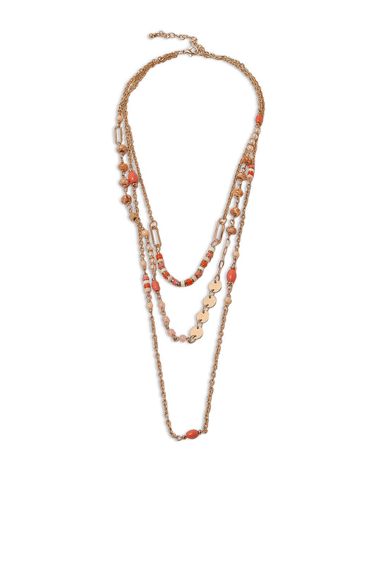 Redtag-Gold-/-Fushia
Multilayered-Necklace-Category:Jewellery,-Colour:Gold,-Dept:Ladieswear,-Filter:Women's-Accessories,-LEC-Jewellery,-New-In,-New-In-Women-ACC,-Non-Sale,-S23A,-Section:Women-Women-