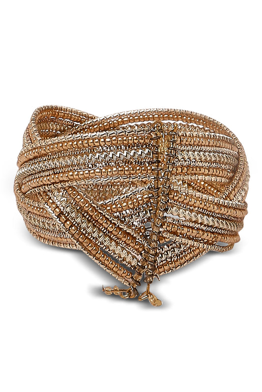 Redtag-Silver-Embelished-Cuff-Category:Jewellery,-Colour:Gold,-Dept:Ladieswear,-Filter:Women's-Accessories,-New-In,-New-In-Women-ACC,-Non-Sale,-S23A,-Section:Women,-Women-Jewellery-Women-