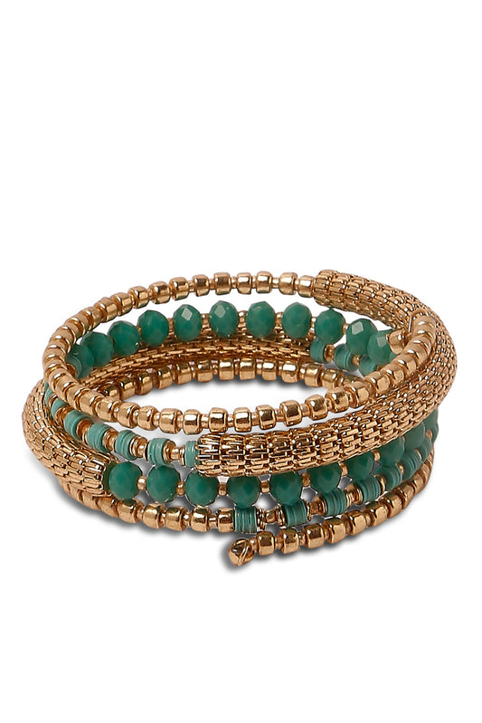 Redtag-Gold--Embelished-Cuff-Category:Jewellery,-Colour:Gold,-Dept:Ladieswear,-Filter:Women's-Accessories,-New-In,-New-In-Women-ACC,-Non-Sale,-S23A,-Section:Women,-Women-Jewellery-Women-