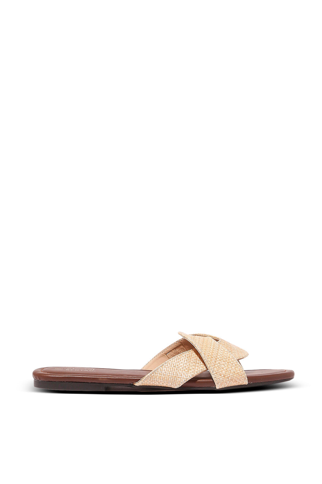Redtag-Beige-Raffia-Strappy-Mule-Category:Sandals,-Colour:Beige,-Deals:New-In,-Filter:Women's-Footwear,-LEC-Sandals,-N/A,-New-In-Women-FOO,-Non-Sale,-S23A,-Section:Women-Women's-