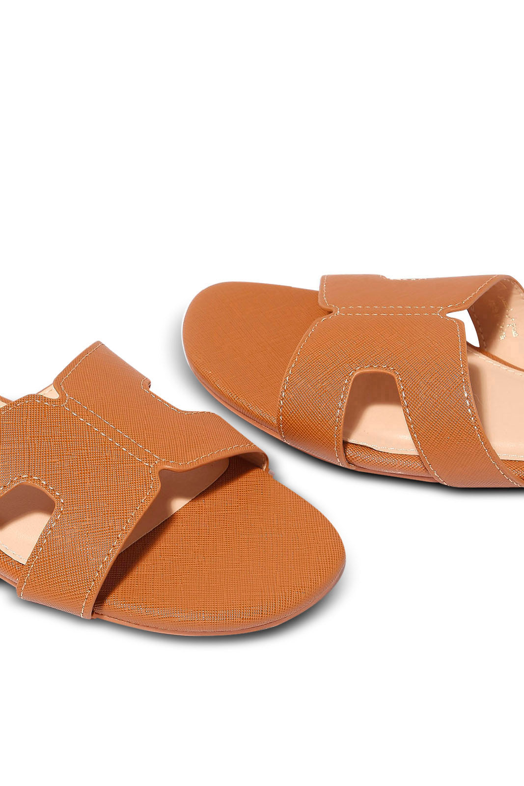 Redtag-Tan-H-Upper-Mule-Category:Sandals,-Colour:Tan,-Deals:New-In,-Filter:Women's-Footwear,-LEC-Sandals,-N/A,-New-In-Women-FOO,-Non-Sale,-S23A,-Section:Women-Women's-