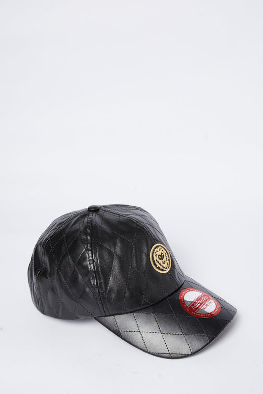 Redtag-Black-Quilting-Cap-Category:Caps-&-Hats,-Colour:Black,-Deals:New-In,-Dept:Ladieswear,-Filter:Women's-Accessories,-New-In,-New-In-Women-ACC,-Non-Sale,-S23A,-Section:Women,-Women-Caps-&-Hats-Women-