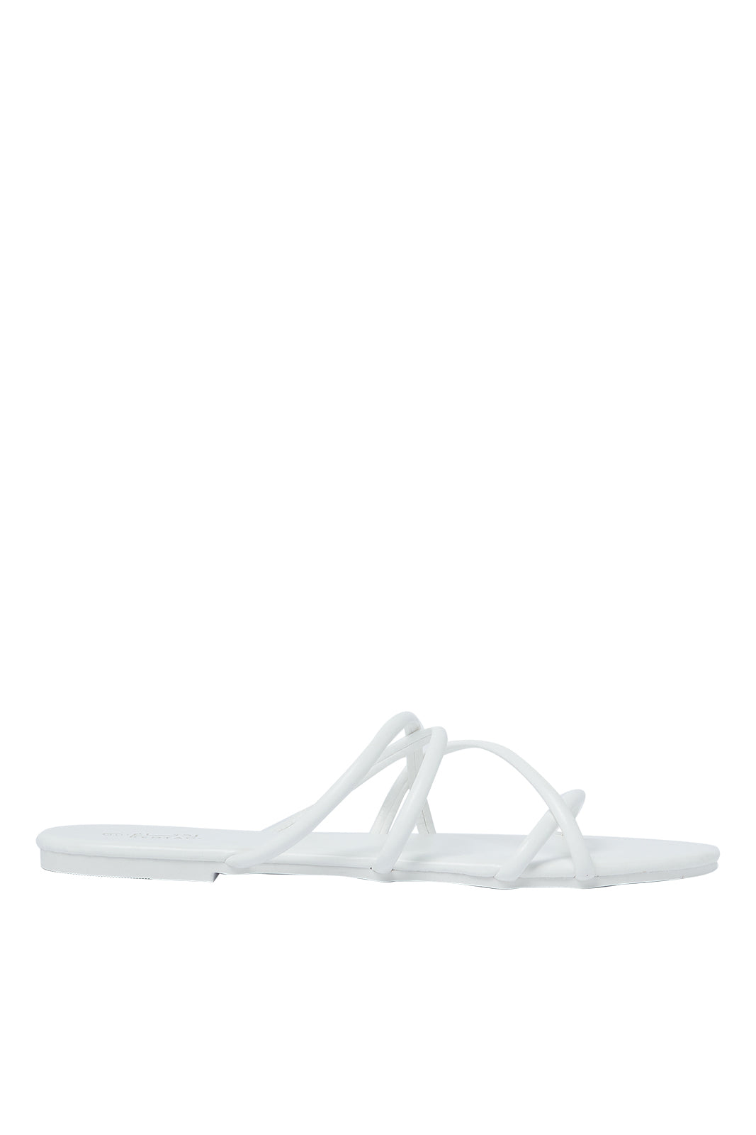 Redtag-White-Strappy-Mule-Category:Sandals,-Colour:White,-Deals:New-In,-Filter:Women's-Footwear,-LEC-Sandals,-N/A,-New-In-Women-FOO,-Non-Sale,-S23A,-Section:Women-Women's-