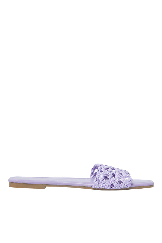 Redtag-Lilac-Textured-Mule-Category:Sandals,-Colour:Lilac,-Deals:New-In,-Filter:Women's-Footwear,-LEC-Sandals,-N/A,-New-In-Women-FOO,-Non-Sale,-S23A,-Section:Women-Women's-