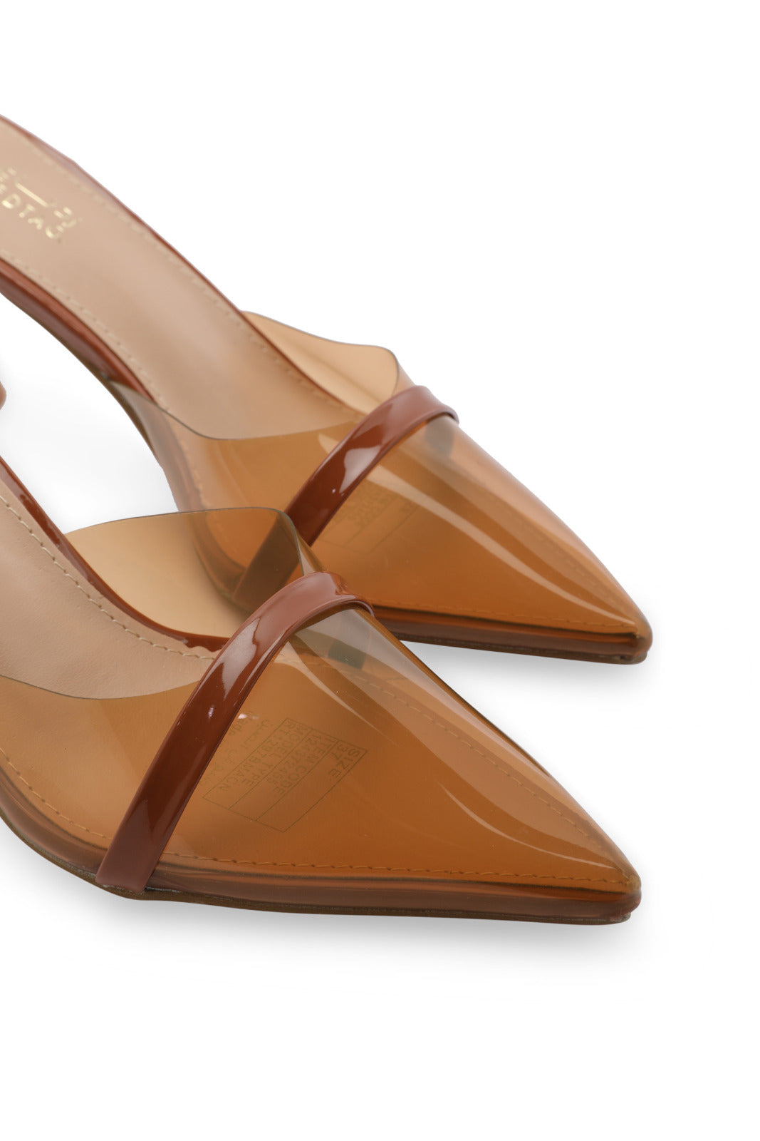Redtag-Brown-Vinyl-Mule-Category:Formal-Shoes,-Colour:Brown,-Deals:New-In,-Filter:Women's-Footwear,-N/A,-New-In-Women-FOO,-Non-Sale,-S23A,-Section:Women,-Women-Formal-Shoes-Women's-
