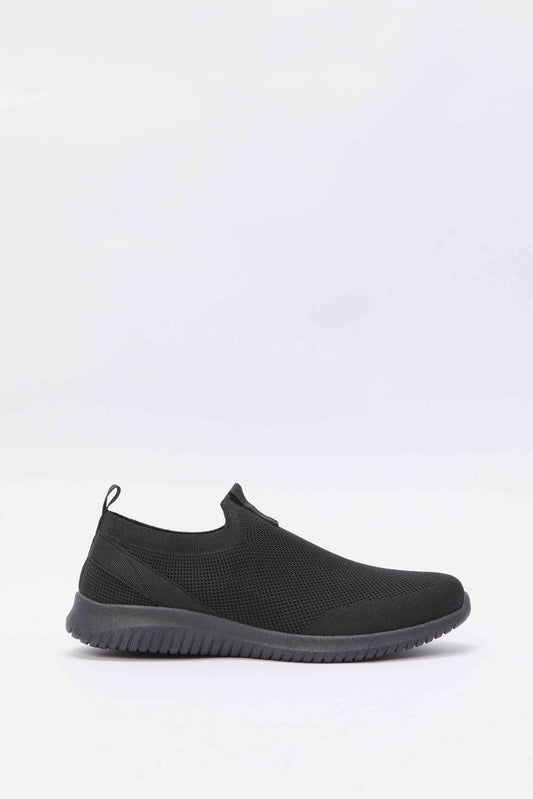 Redtag-Black-Slip-On-Classic-Sneaker-Category:Trainers,-Colour:Black,-Deals:New-In,-Filter:Women's-Footwear,-N/A,-New-In-Women-FOO,-Non-Sale,-S23A,-Section:Women,-Women-Trainers-Women's-