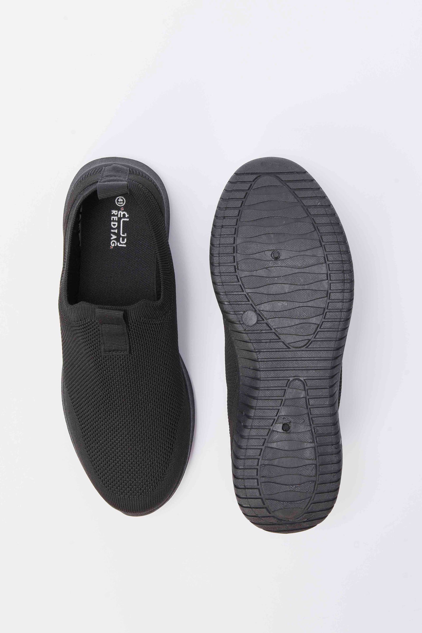 Redtag-Black-Slip-On-Classic-Sneaker-Category:Trainers,-Colour:Black,-Deals:New-In,-Filter:Women's-Footwear,-N/A,-New-In-Women-FOO,-Non-Sale,-S23A,-Section:Women,-Women-Trainers-Women's-