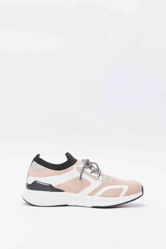 Redtag-Pink-Sporty-Lace-Up-Sneaker-Category:Trainers,-Colour:Pink,-Deals:New-In,-Filter:Women's-Footwear,-N/A,-New-In-Women-FOO,-Non-Sale,-S23A,-Section:Women,-Women-Trainers-Women's-