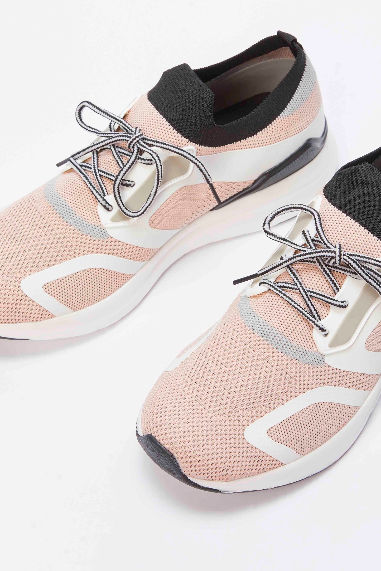 Redtag-Pink-Sporty-Lace-Up-Sneaker-Category:Trainers,-Colour:Pink,-Deals:New-In,-Filter:Women's-Footwear,-N/A,-New-In-Women-FOO,-Non-Sale,-S23A,-Section:Women,-Women-Trainers-Women's-