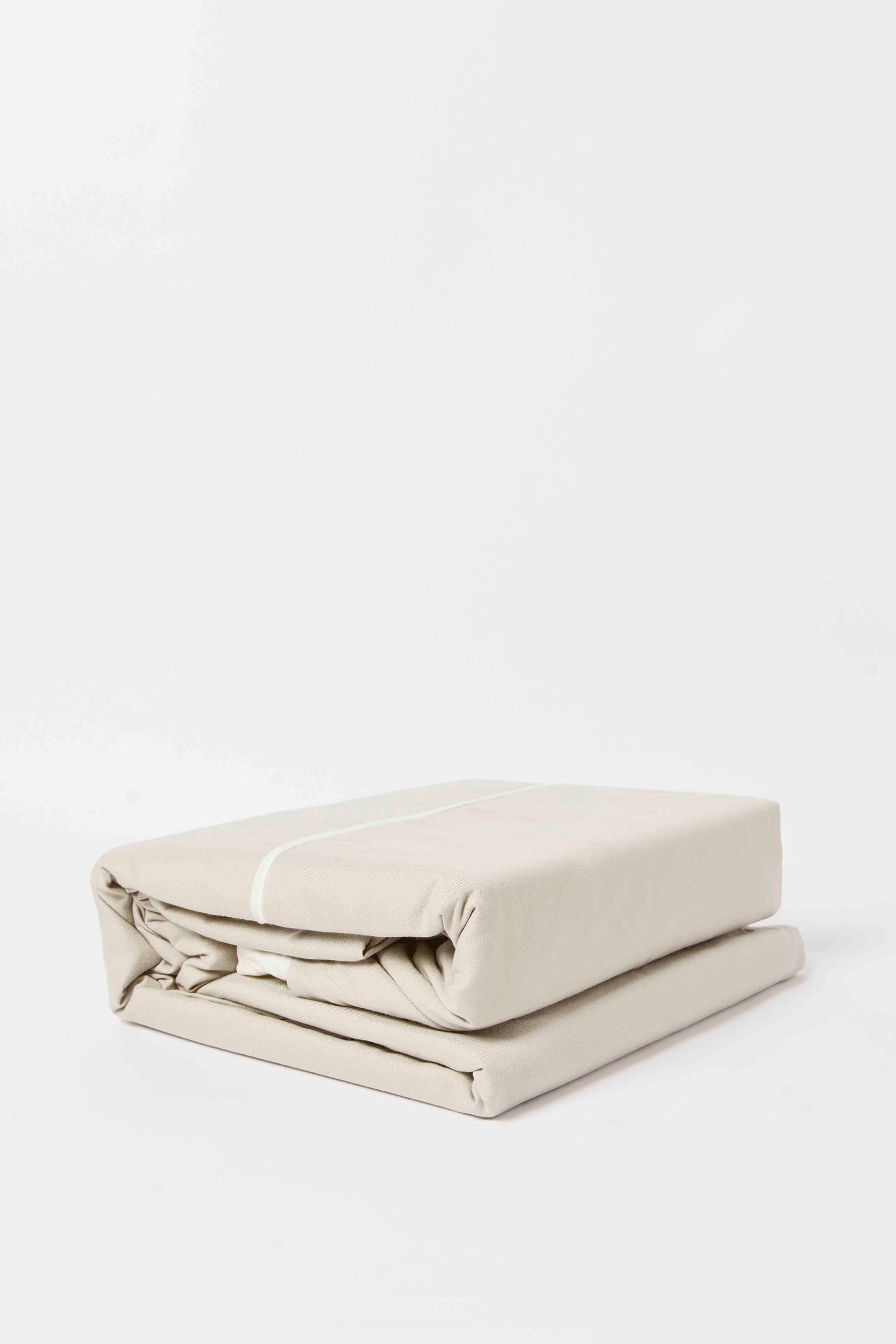 Redtag-Beige/Ivory-Reversible-3-Piece-Duvet-Cover-Set-(Double-Size)-Category:Duvet-Covers,-Colour:Beige,-Deals:New-In,-Dept:Home,-Filter:Home-Bedroom,-HMW-BED-Duvet-Covers,-New-In-HMW-BED,-Non-Sale,-S23A,-Section:Homewares-Home-Bedroom-