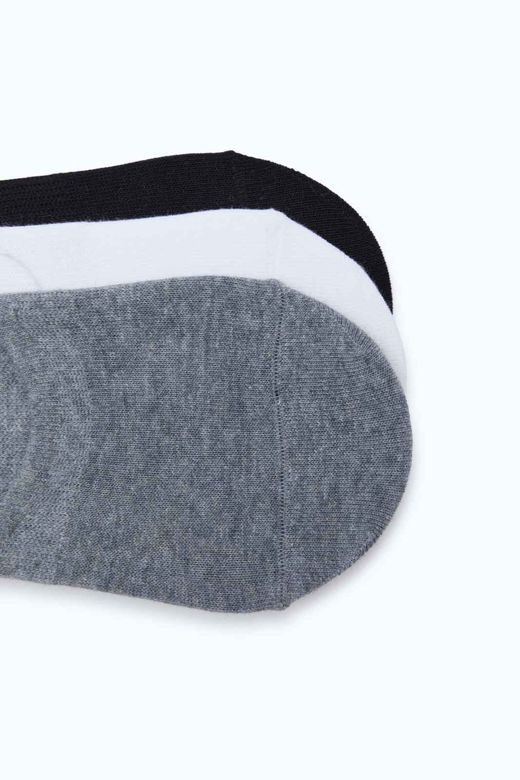 Redtag-Men-White/Grey/Black-Invisible-Socks-Pack-Of-3-365,-Category:Socks,-Colour:Assorted,-Deals:2-FOR-37,-Deals:New-In,-Dept:Menswear,-Filter:Men's-Clothing,-Men-Socks,-New-In-Men-APL,-Non-Sale,-Section:Men-Men's-