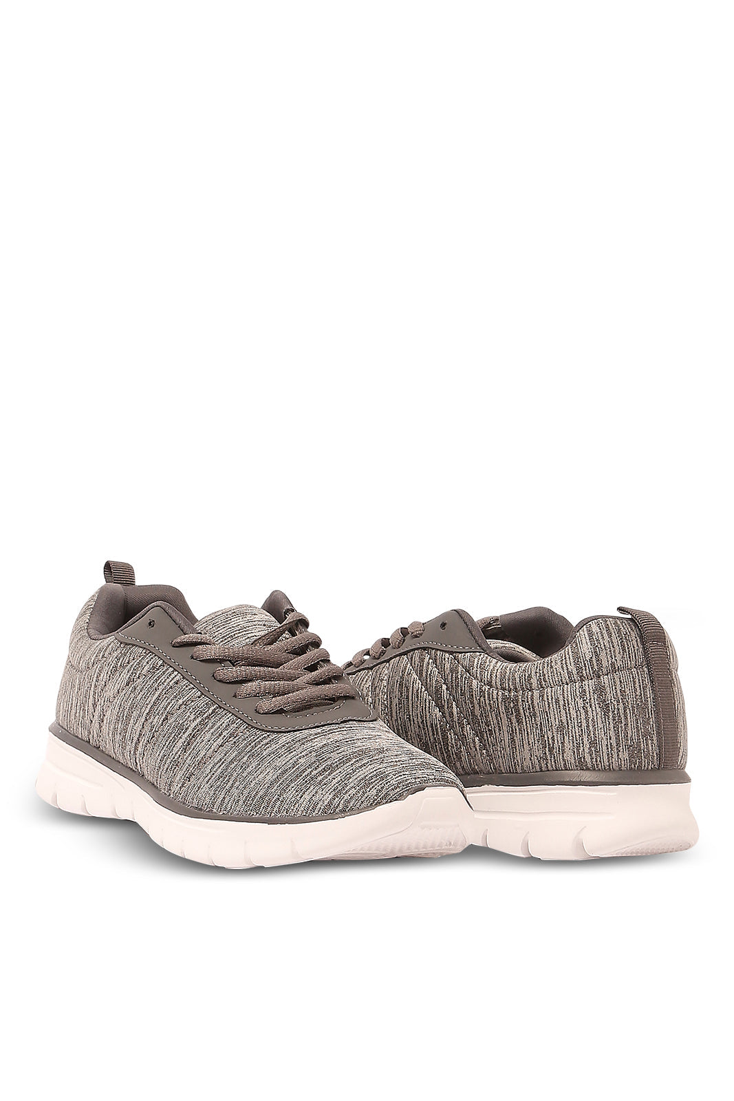 Redtag-Grey-Melange-Lace-Up-Category:Trainers,-Colour:Grey,-Deals:New-In,-Filter:Women's-Footwear,-N/A,-New-In-Women-FOO,-Non-Sale,-S23A,-Section:Women,-Women-Trainers-Women's-
