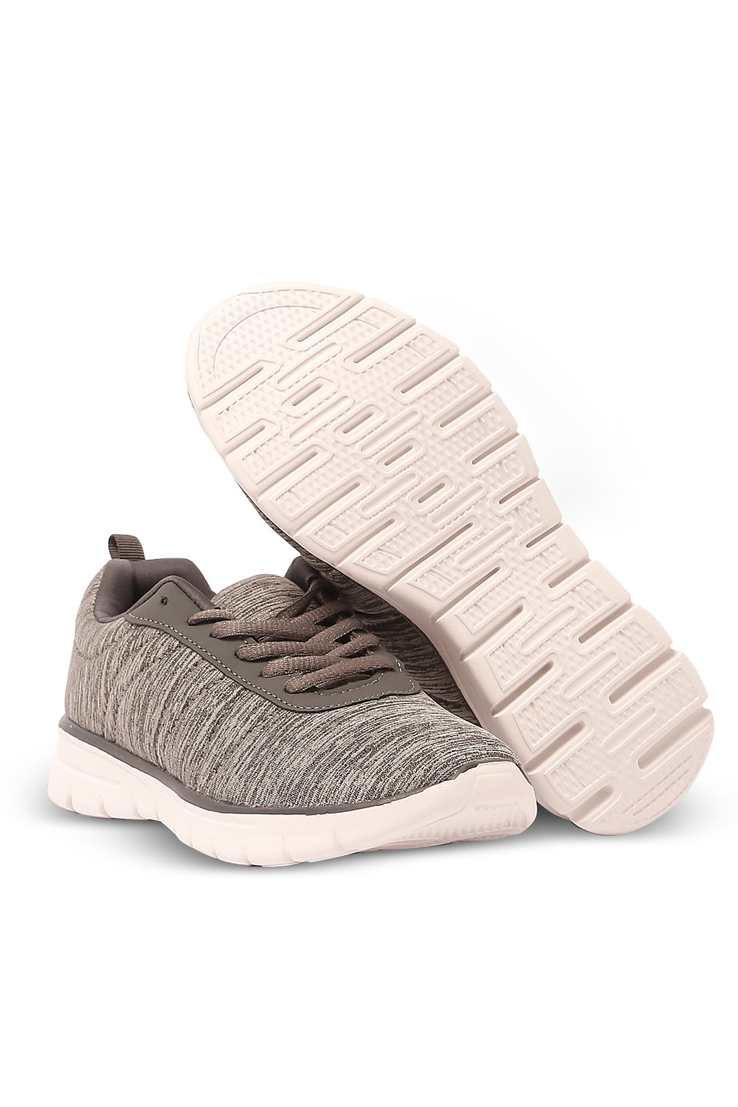 Redtag-Grey-Melange-Lace-Up-Category:Trainers,-Colour:Grey,-Deals:New-In,-Filter:Women's-Footwear,-N/A,-New-In-Women-FOO,-Non-Sale,-S23A,-Section:Women,-Women-Trainers-Women's-
