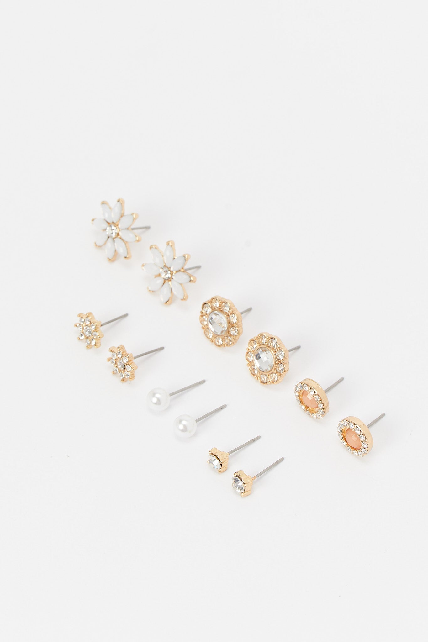 Redtag-Studs-Category:Jewellery,-Colour:Assorted,-Deals:New-In,-Dept:Ladieswear,-Filter:Women's-Accessories,-H1:ACC,-H2:LAD,-H3:LAA,-H4:JWL,-HACJWL,-LEC-Jewellery,-New-In,-New-In-Women-ACC,-Non-Sale,-Packs,-S23A,-Season:S23B,-Section:Women,-Set:Set-of-6,-Style:STUDS-Women-