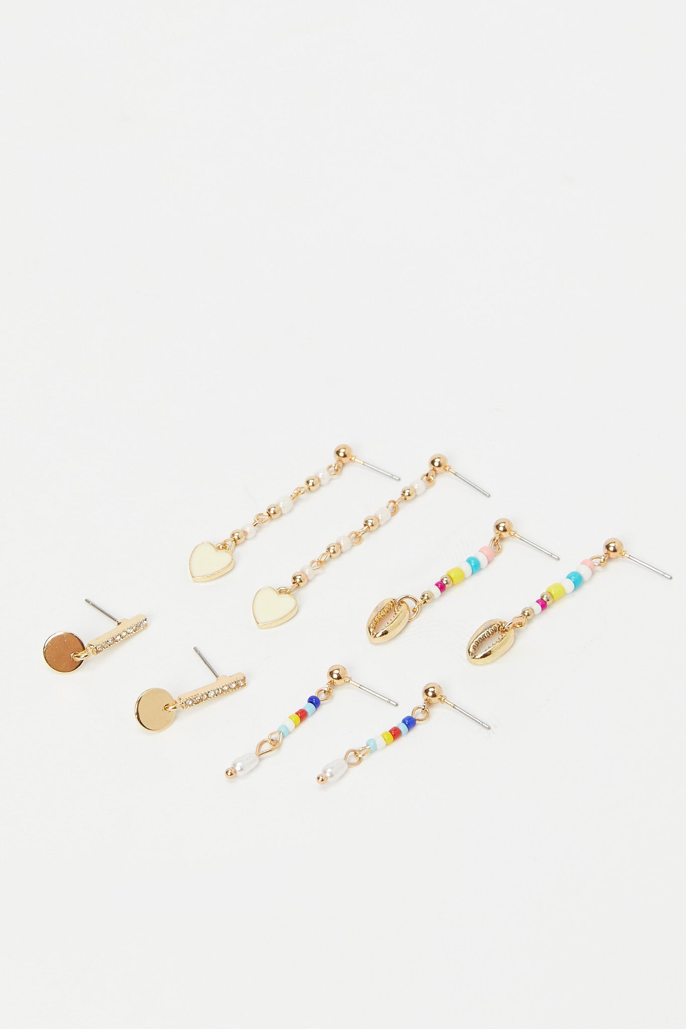 Redtag-Earrings-Category:Jewellery,-Colour:Assorted,-Deals:New-In,-Dept:Ladieswear,-Filter:Women's-Accessories,-H1:ACC,-H2:LAD,-H3:LAA,-H4:HAC,-HACJWL,-New-In,-New-In-Women-ACC,-Non-Sale,-Packs,-S23A,-Season:S23B,-Section:Women,-Set:Set-of-4,-Style:EARRING,-Women-Jewellery-Women-