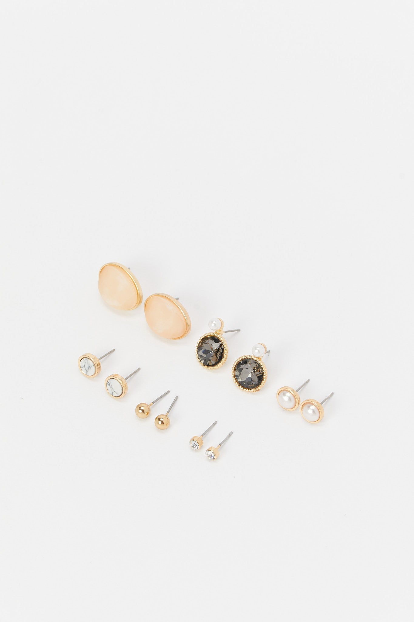 Redtag-Studs-Category:Jewellery,-Colour:Assorted,-Deals:New-In,-Dept:Ladieswear,-Filter:Women's-Accessories,-H1:ACC,-H2:LAD,-H3:LAA,-H4:HAC,-HACJWL,-New-In,-New-In-Women-ACC,-Non-Sale,-Packs,-S23A,-Season:S23B,-Section:Women,-Set:Set-of-6,-Style:STUDS,-Women-Jewellery-Women-