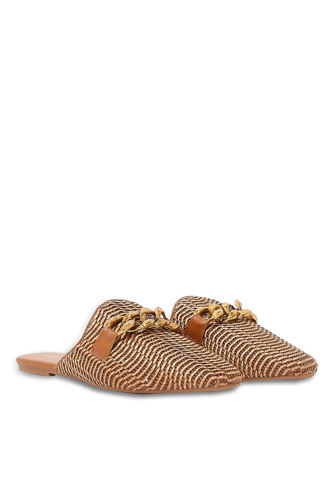 Redtag-Brown-Woven-Closed-Toe-Mule-Category:Shoes,-Colour:Brown,-Deals:New-In,-Filter:Women's-Footwear,-N/A,-New-In-Women-FOO,-Non-Sale,-S23A,-Section:Women,-Women-Shoes-Women's-