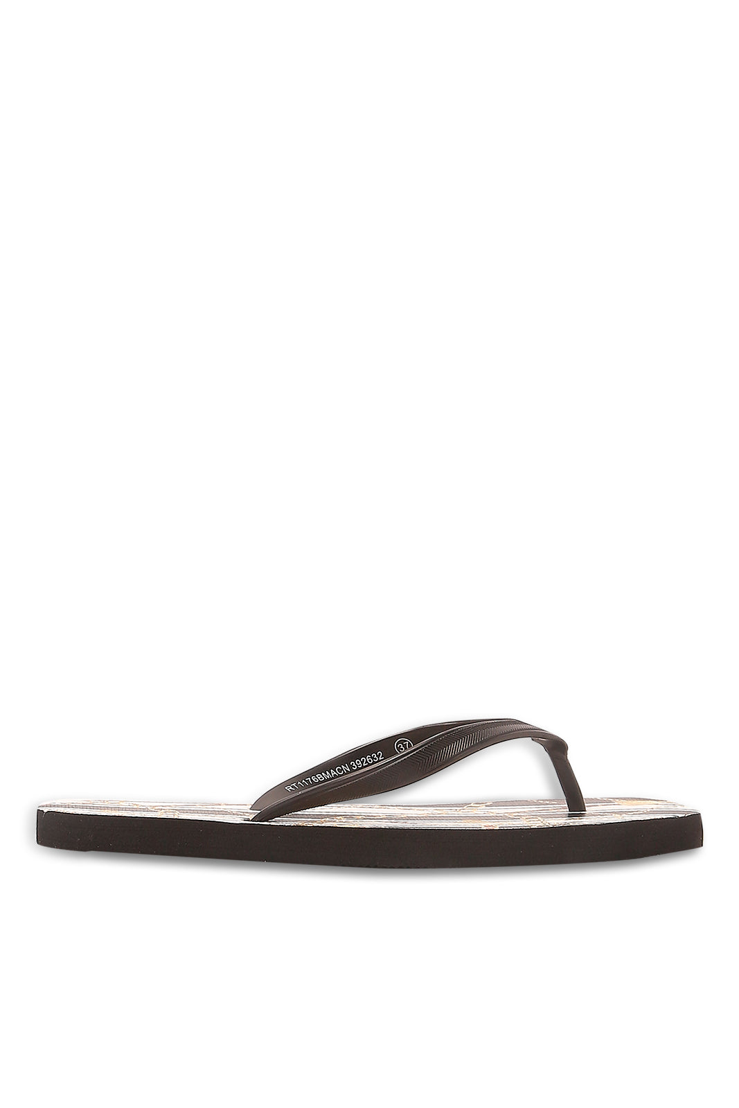 Redtag-Gold-Chain-Print-Flip-Flop-Category:Flip-Flops,-Colour:Gold,-Deals:New-In,-Filter:Women's-Footwear,-N/A,-New-In-Women-FOO,-Non-Sale,-S23A,-Section:Women,-Women-Flip-Flops-Women's-