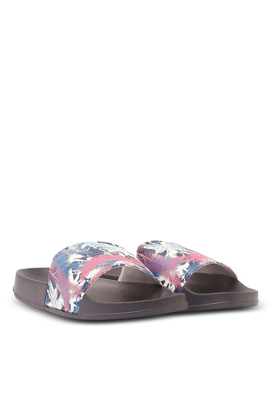Redtag-Navy-Floral-Print-Slide-Category:Flip-Flops,-Colour:Navy,-Deals:New-In,-Filter:Women's-Footwear,-N/A,-New-In-Women-FOO,-Non-Sale,-S23A,-Section:Women,-Women-Flip-Flops-Women's-