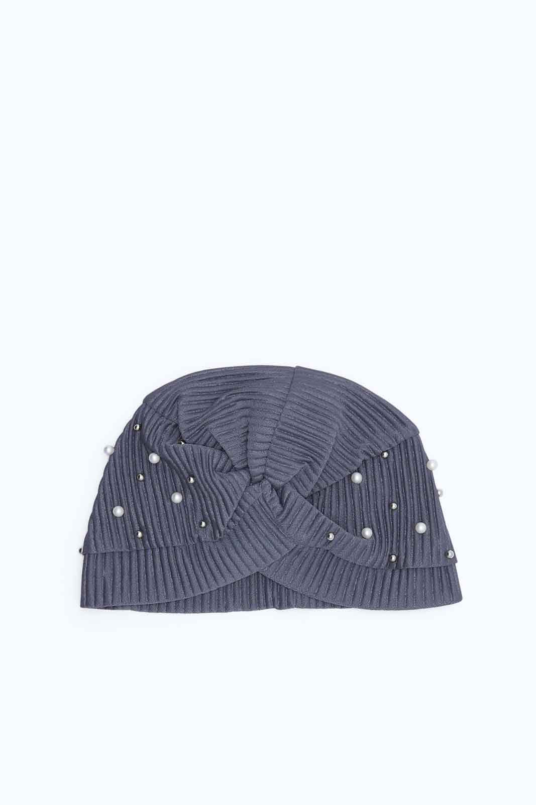 Redtag-Grey-Color-Modest-Cap-Category:Caps-&-Hats,-Colour:Grey,-Deals:New-In,-Dept:Ladieswear,-Filter:Women's-Accessories,-New-In,-New-In-Women-ACC,-Non-Sale,-S23A,-Section:Women,-Women-Caps-&-Hats-Women-