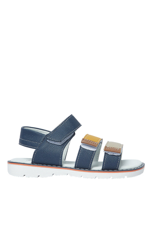 Redtag-Navy-Colour-Block-Comfort-Sandal-BOY-Sandals,-Category:Sandals,-Colour:Navy,-Deals:New-In,-Filter:Boys-Footwear-(3-to-5-Yrs),-N/A,-New-In-BOY-FOO,-Non-Sale,-S23A,-Section:Boys-(0-to-14Yrs)-Boys-3 to 5 Years