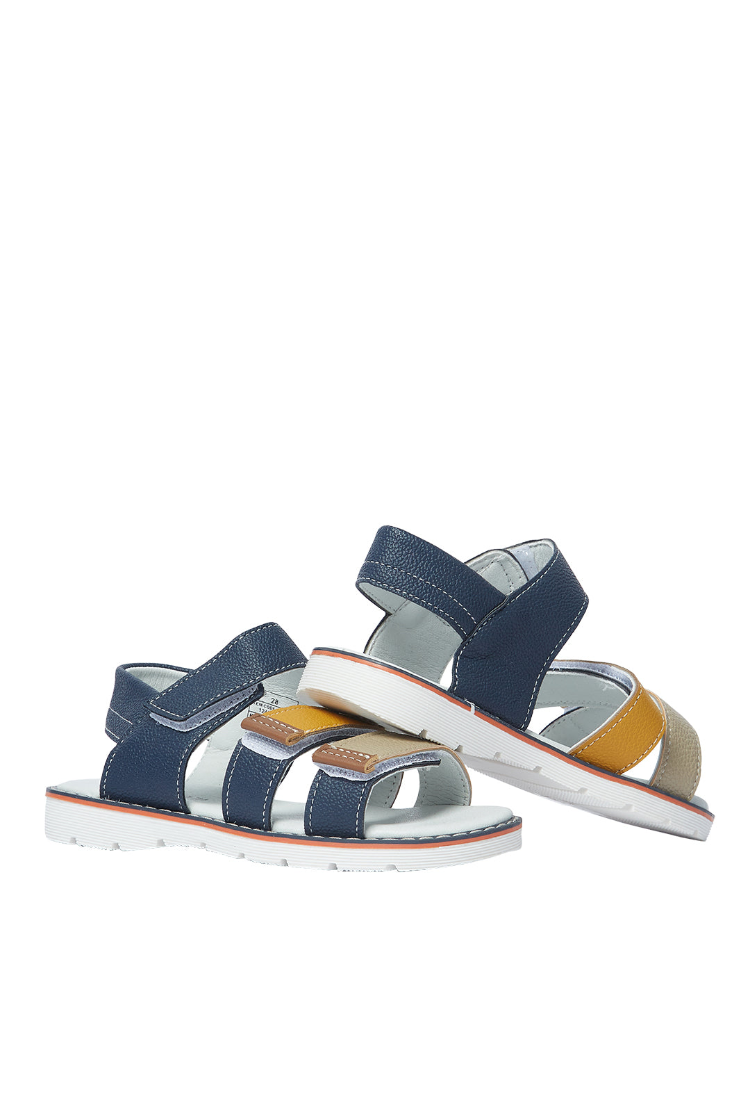 Redtag-Navy-Colour-Block-Comfort-Sandal-BOY-Sandals,-Category:Sandals,-Colour:Navy,-Deals:New-In,-Filter:Boys-Footwear-(3-to-5-Yrs),-N/A,-New-In-BOY-FOO,-Non-Sale,-S23A,-Section:Boys-(0-to-14Yrs)-Boys-3 to 5 Years