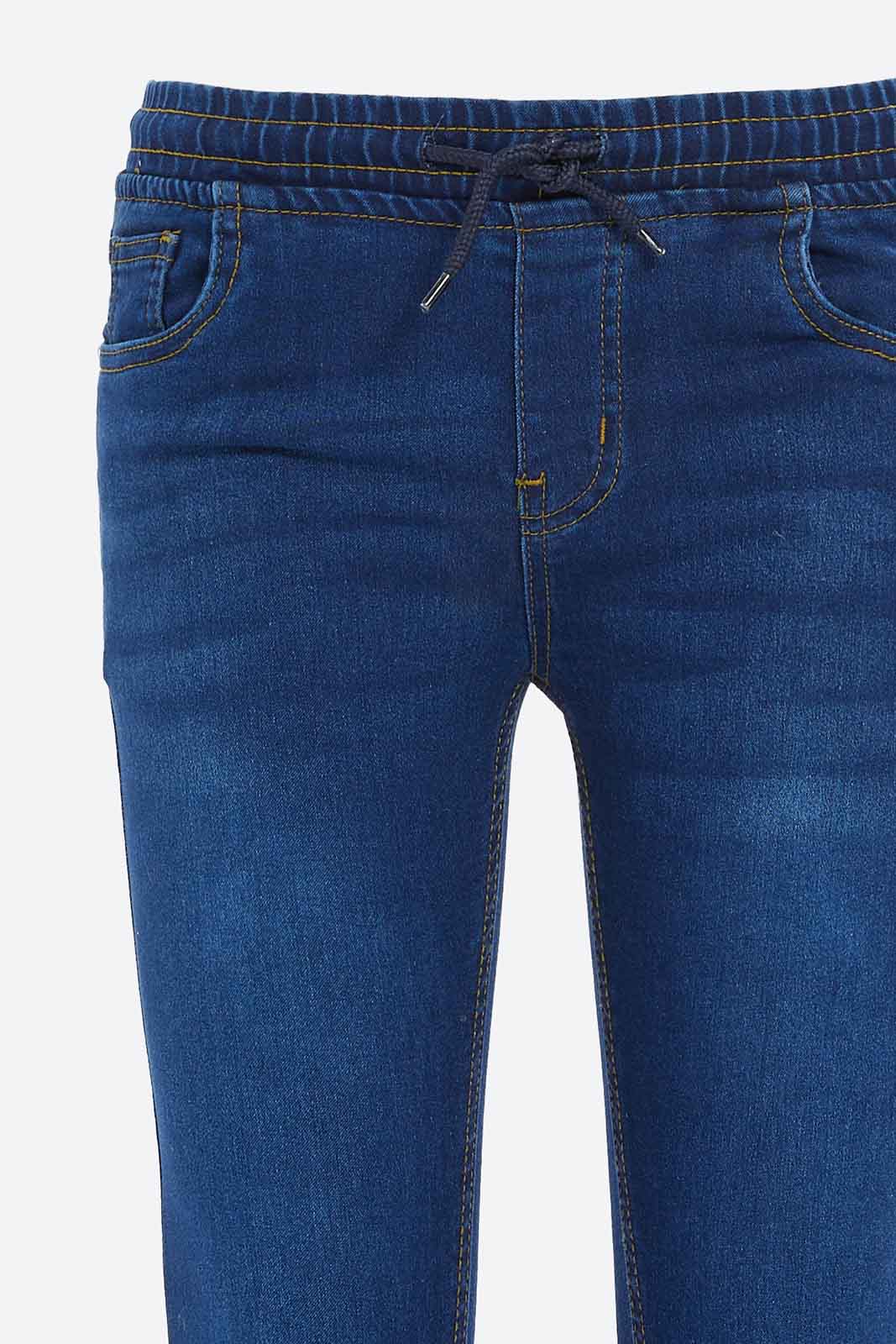 Redtag-Boys-Dark-Wash-Pull-On-Jeans-BSR-Jeans,-Category:Jeans,-Colour:Dark-Wash,-Deals:New-In,-Dept:Boys,-Filter:Senior-Boys-(8-to-14-Yrs),-New-In-BSR-APL,-Non-Sale,-S23A,-Section:Boys-(0-to-14Yrs)-Senior-Boys-9 to 14 Years
