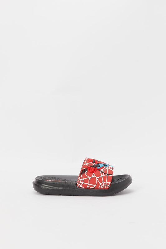 Redtag-Navy-Spiderman-Character-Slide-BOY-Flip-Flops,-Category:Flip-Flops,-CHR:CHR,-Colour:Navy,-Deals:New-In,-Filter:Boys-Footwear-(3-to-5-Yrs),-H1:FOO,-H2:BOY,-H3:SAF,-H4:FLF,-N/A,-New-In-BOY-FOO,-Non-Sale,-S23A,-Season:S23A,-Section:Boys-(0-to-14Yrs)-Boys-3 to 5 Years