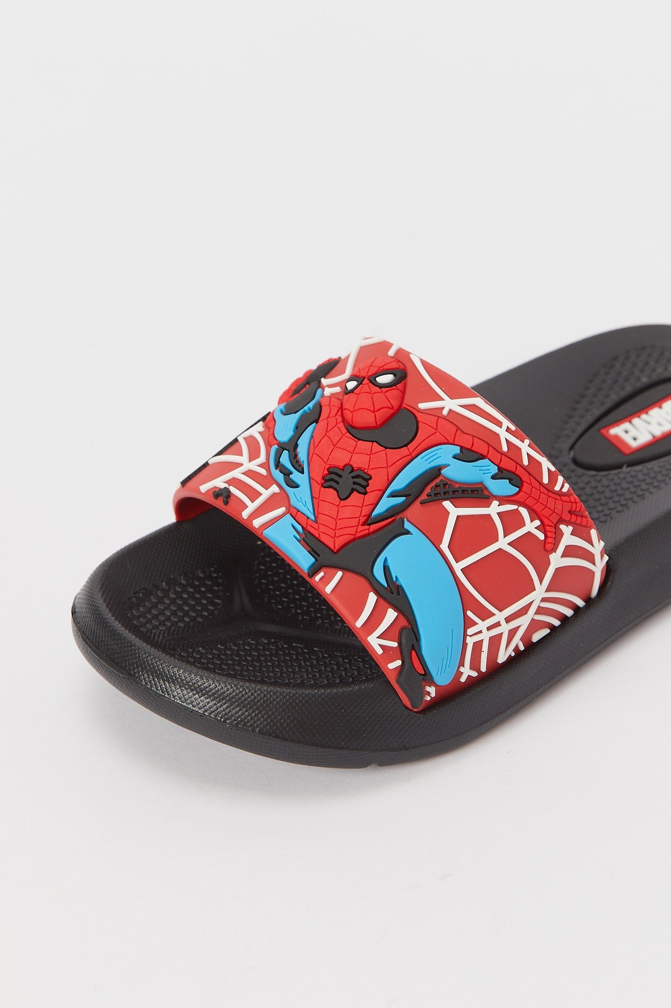 Redtag-Navy-Spiderman-Character-Slide-BOY-Flip-Flops,-Category:Flip-Flops,-CHR:CHR,-Colour:Navy,-Deals:New-In,-Filter:Boys-Footwear-(3-to-5-Yrs),-H1:FOO,-H2:BOY,-H3:SAF,-H4:FLF,-N/A,-New-In-BOY-FOO,-Non-Sale,-S23A,-Season:S23A,-Section:Boys-(0-to-14Yrs)-Boys-3 to 5 Years