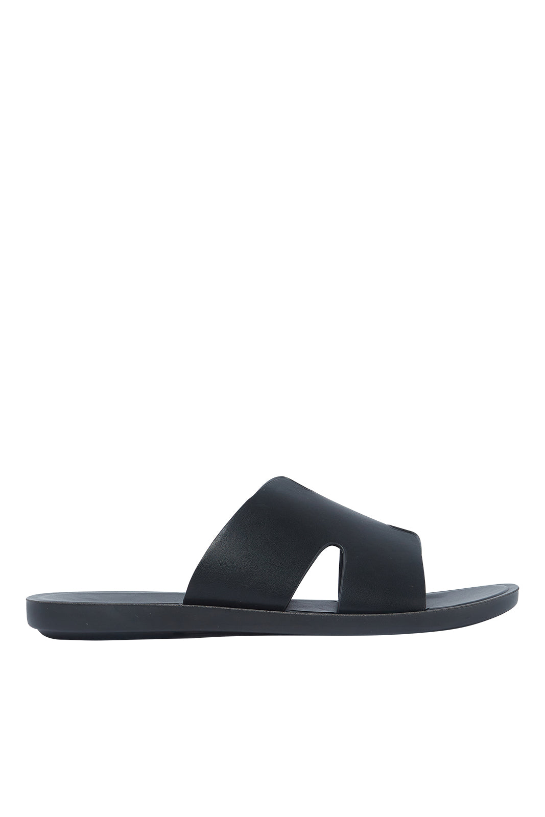 Redtag-Black-H-Strap-Slide-Sandal-BSR-Sandals,-Category:Sandals,-Colour:Black,-Deals:New-In,-Filter:Boys-Footwear-(5-to-14-Yrs),-N/A,-New-In-BSR-FOO,-Non-Sale,-S23A,-Section:Boys-(0-to-14Yrs)-Senior-Boys-5 to 14 Years