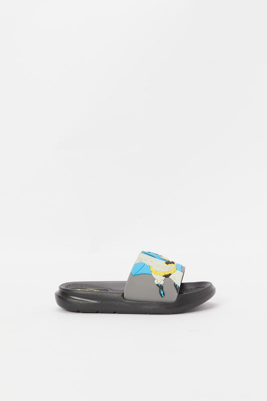 Redtag-Black-Batman-Character-Slide-BOY-Flip-Flops,-Category:Flip-Flops,-CHR,-CHR:CHR,-Colour:Black,-Deals:New-In,-Filter:Boys-Footwear-(3-to-5-Yrs),-H1:FOO,-H2:BOY,-H3:SAF,-H4:FLF,-New-In-BOY-FOO,-Non-Sale,-S23A,-Season:S23A,-Section:Boys-(0-to-14Yrs)-Boys-3 to 5 Years