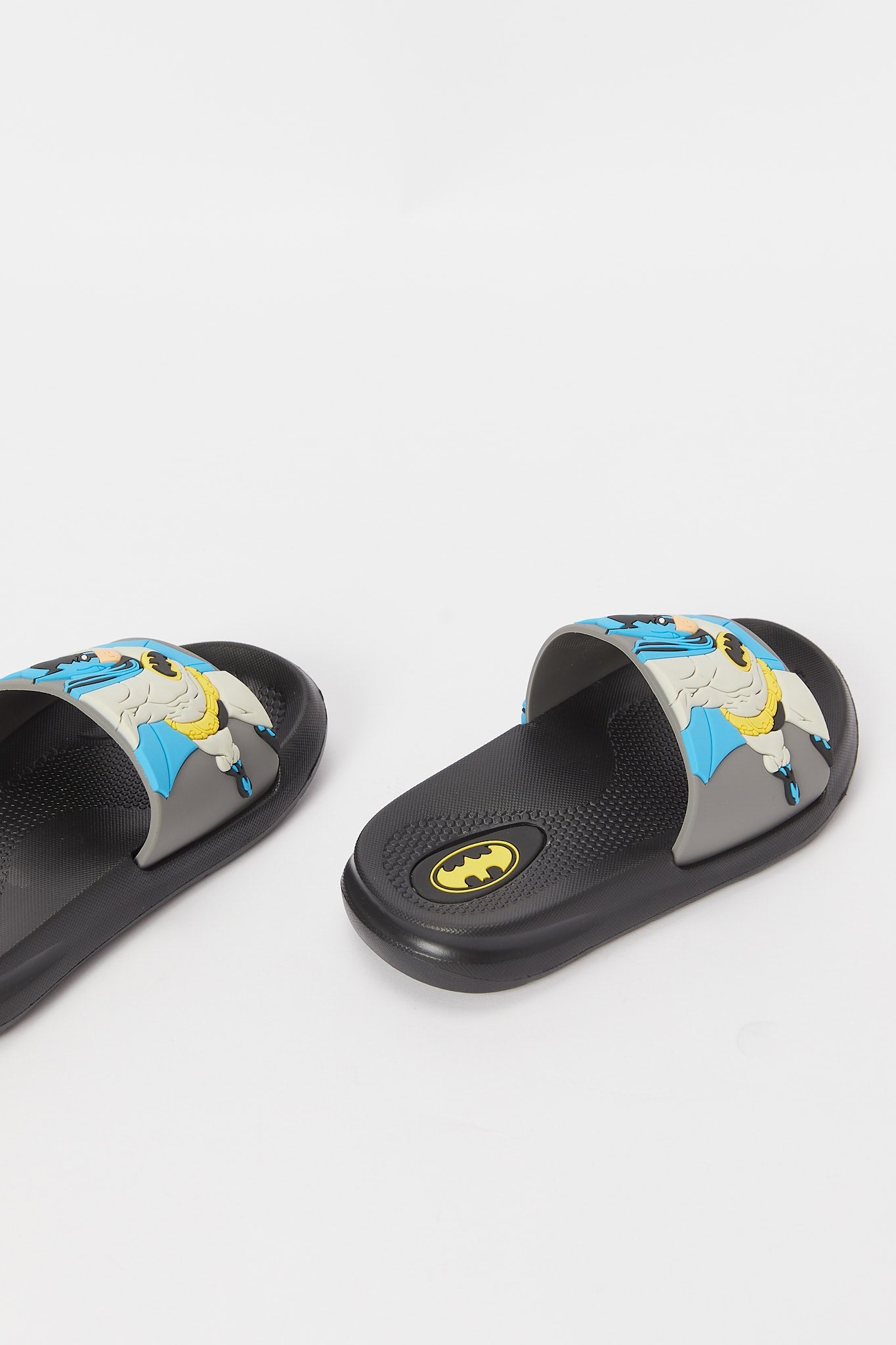 Redtag-Black-Batman-Character-Slide-BOY-Flip-Flops,-Category:Flip-Flops,-CHR,-CHR:CHR,-Colour:Black,-Deals:New-In,-Filter:Boys-Footwear-(3-to-5-Yrs),-H1:FOO,-H2:BOY,-H3:SAF,-H4:FLF,-New-In-BOY-FOO,-Non-Sale,-S23A,-Season:S23A,-Section:Boys-(0-to-14Yrs)-Boys-3 to 5 Years