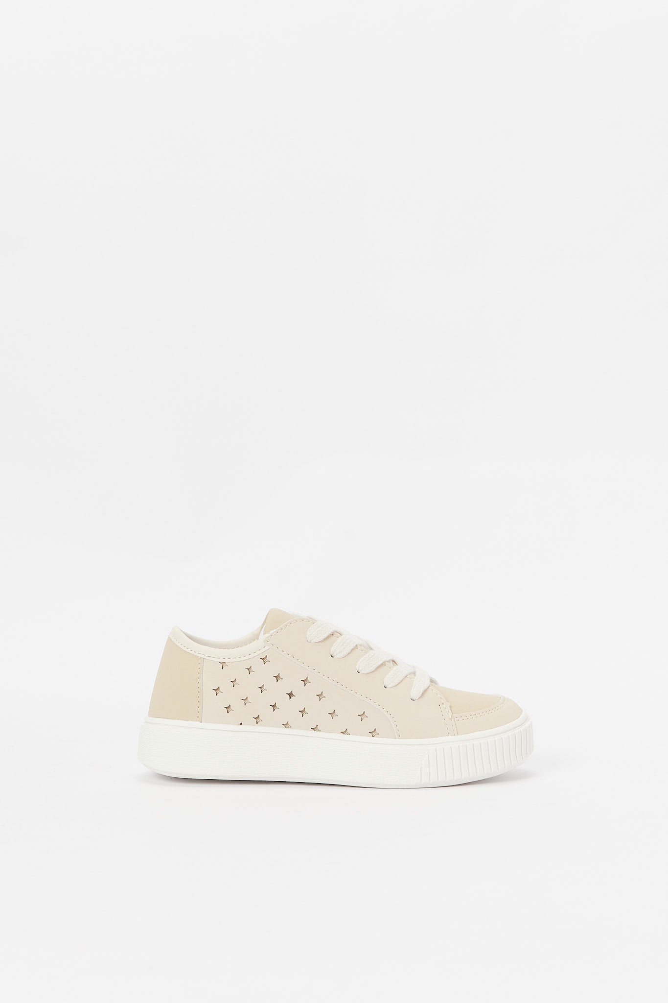 Redtag-Beige-Lace-Up-Sneaker-Category:Trainers,-Colour:Beige,-Deals:New-In,-Filter:Girls-Footwear-(5-to-14-Yrs),-GSR-Trainers,-H1:FOO,-H2:GSR,-H3:TRN,-H4:CLT,-N/A,-New-In-GSR-FOO,-Non-Sale,-S23B,-Season:S23B,-Section:Girls-(0-to-14Yrs)-Senior-Girls-5 to 14 Years