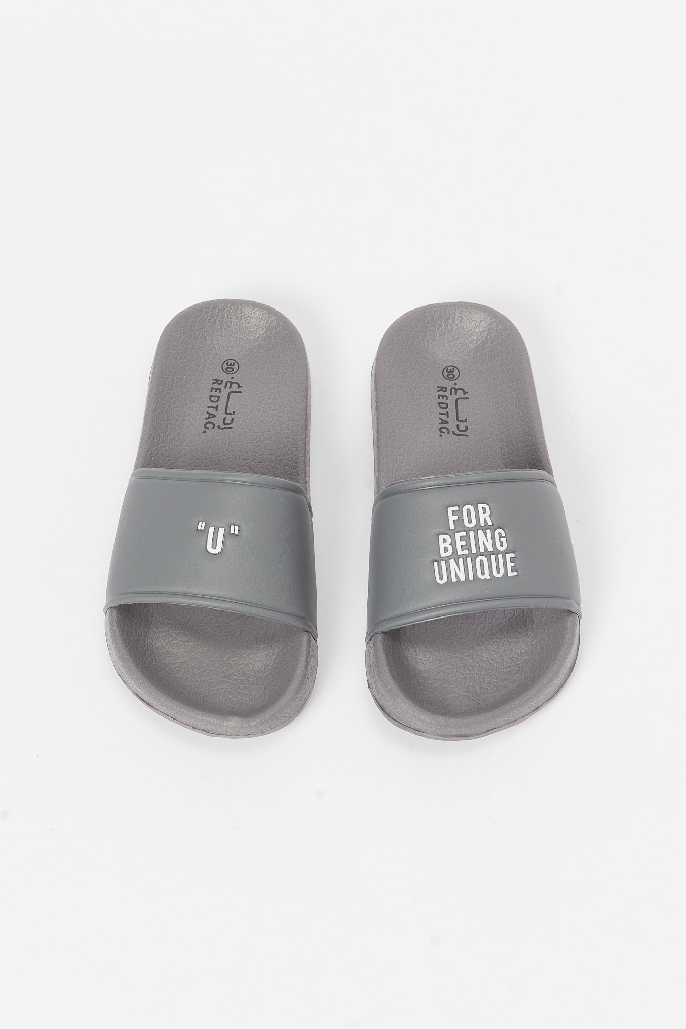 Redtag-Grey-Slogan-Embossed-Slide-BSR-Flip-Flops,-Category:Flip-Flops,-Colour:Grey,-Deals:New-In,-Filter:Boys-Footwear-(5-to-14-Yrs),-H1:FOO,-H2:BSR,-H3:SAF,-H4:FLF,-N/A,-New-In-BSR-FOO,-Non-Sale,-S23B,-Season:S23B,-Section:Boys-(0-to-14Yrs)-Senior-Boys-5 to 14 Years