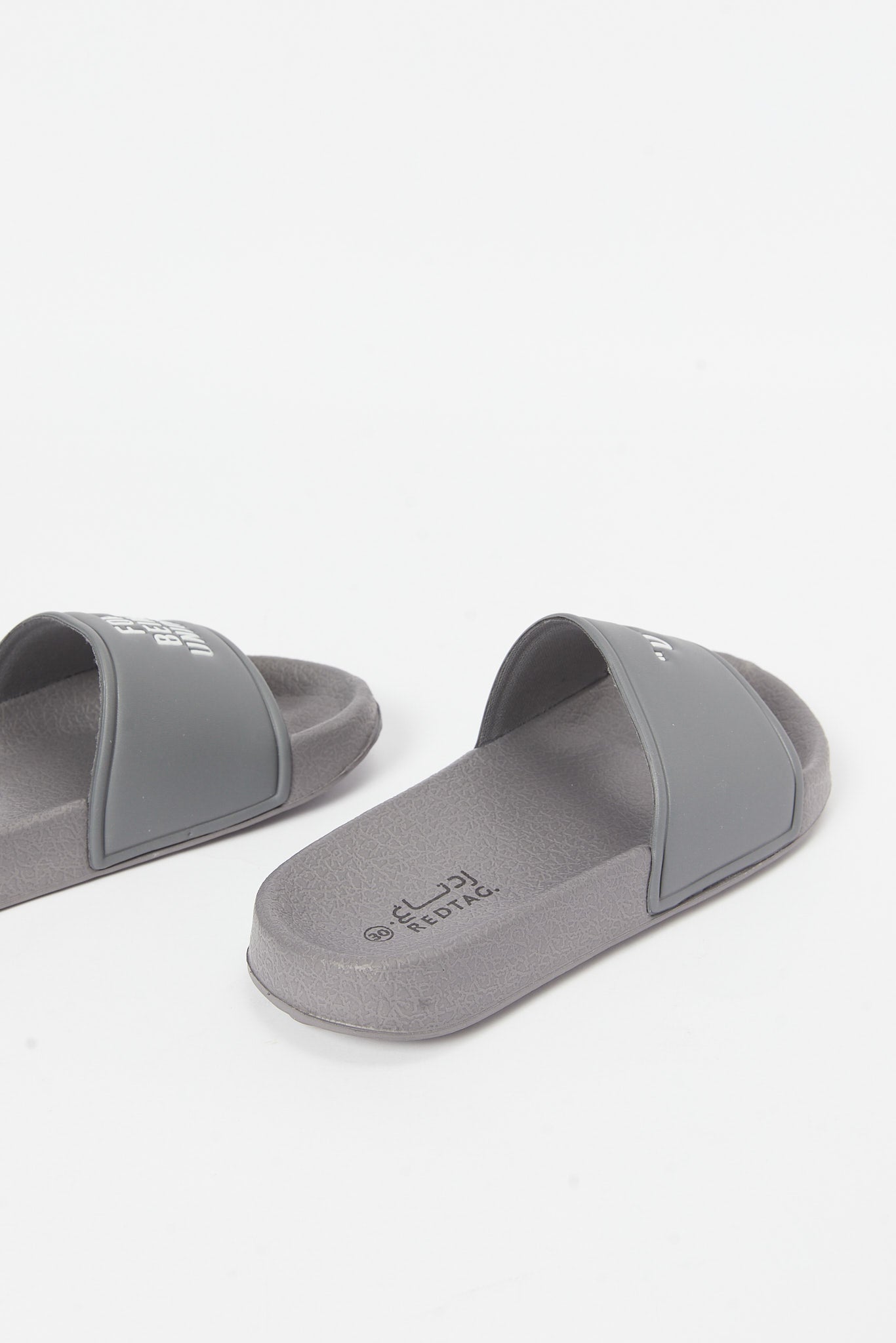 Redtag-Grey-Slogan-Embossed-Slide-BSR-Flip-Flops,-Category:Flip-Flops,-Colour:Grey,-Deals:New-In,-Filter:Boys-Footwear-(5-to-14-Yrs),-H1:FOO,-H2:BSR,-H3:SAF,-H4:FLF,-N/A,-New-In-BSR-FOO,-Non-Sale,-S23B,-Season:S23B,-Section:Boys-(0-to-14Yrs)-Senior-Boys-5 to 14 Years