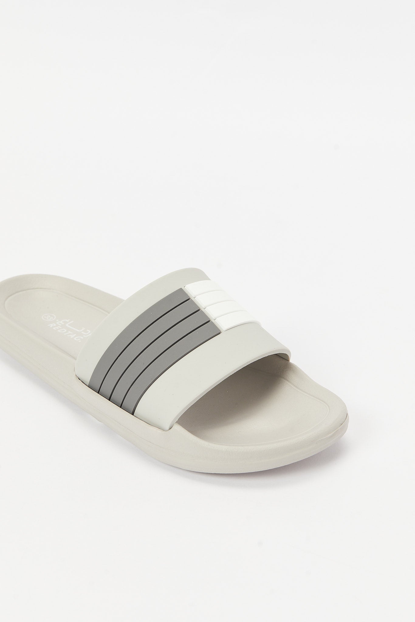 Redtag-Grey-Stripe-Slide-BSR-Flip-Flops,-Category:Flip-Flops,-Colour:Grey,-Deals:New-In,-Filter:Boys-Footwear-(5-to-14-Yrs),-N/A,-New-In-BSR-FOO,-Non-Sale,-S23B,-Section:Boys-(0-to-14Yrs)-Senior-Boys-5 to 14 Years