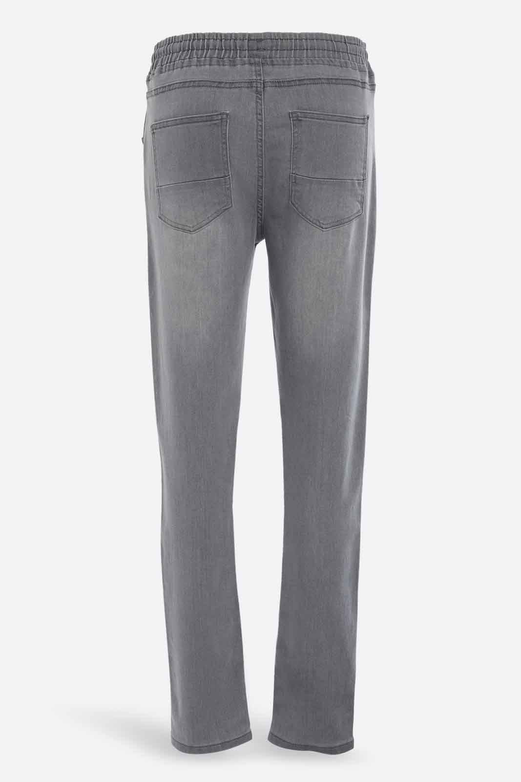Redtag-Boys-Grey-Pull-On-Knit-Denim-Without-Cuff-BSR-Jeans,-Category:Jeans,-Colour:Grey,-Deals:New-In,-Dept:Boys,-Filter:Senior-Boys-(8-to-14-Yrs),-New-In-BSR-APL,-Non-Sale,-S23A,-Section:Boys-(0-to-14Yrs)-Senior-Boys-9 to 14 Years