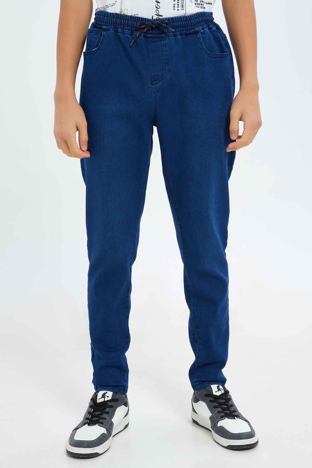 Redtag-Boys-Dark-Wash-Baggy-Fit-Jeans-BSR-Jeans,-Category:Jeans,-Colour:Dark-Wash,-Deals:New-In,-Dept:Boys,-Filter:Senior-Boys-(8-to-14-Yrs),-New-In-BSR-APL,-Non-Sale,-S23A,-Section:Boys-(0-to-14Yrs)-Senior-Boys-9 to 14 Years