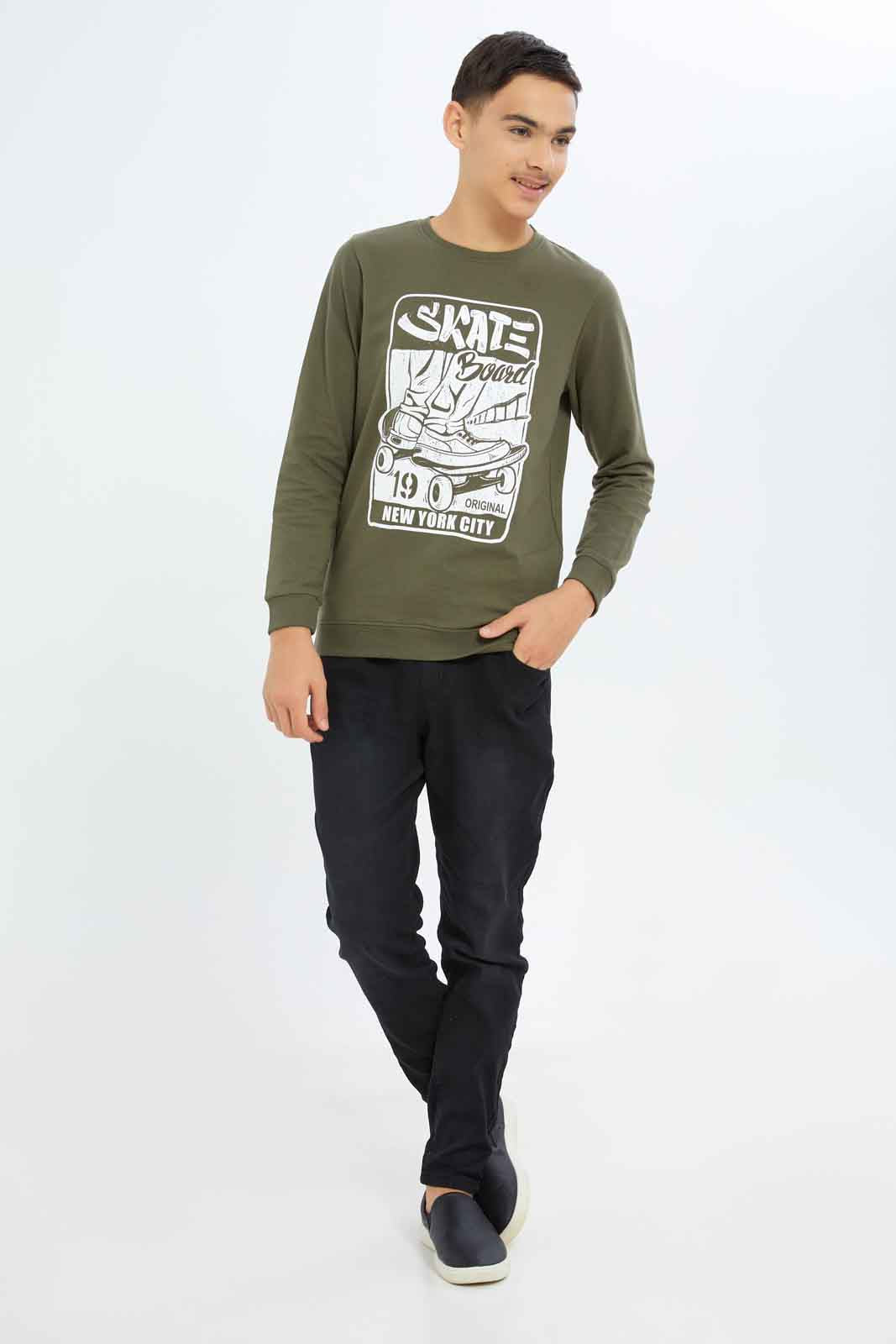 Redtag-Boys-Black-Baggy-Fit-Jeans-BSR-Jeans,-Category:Jeans,-Colour:Black,-Deals:New-In,-Dept:Boys,-Filter:Senior-Boys-(8-to-14-Yrs),-New-In-BSR-APL,-Non-Sale,-S23A,-Section:Boys-(0-to-14Yrs)-Senior-Boys-9 to 14 Years