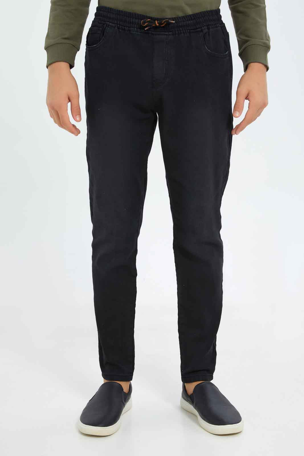 Redtag-Boys-Black-Baggy-Fit-Jeans-BSR-Jeans,-Category:Jeans,-Colour:Black,-Deals:New-In,-Dept:Boys,-Filter:Senior-Boys-(8-to-14-Yrs),-New-In-BSR-APL,-Non-Sale,-S23A,-Section:Boys-(0-to-14Yrs)-Senior-Boys-9 to 14 Years