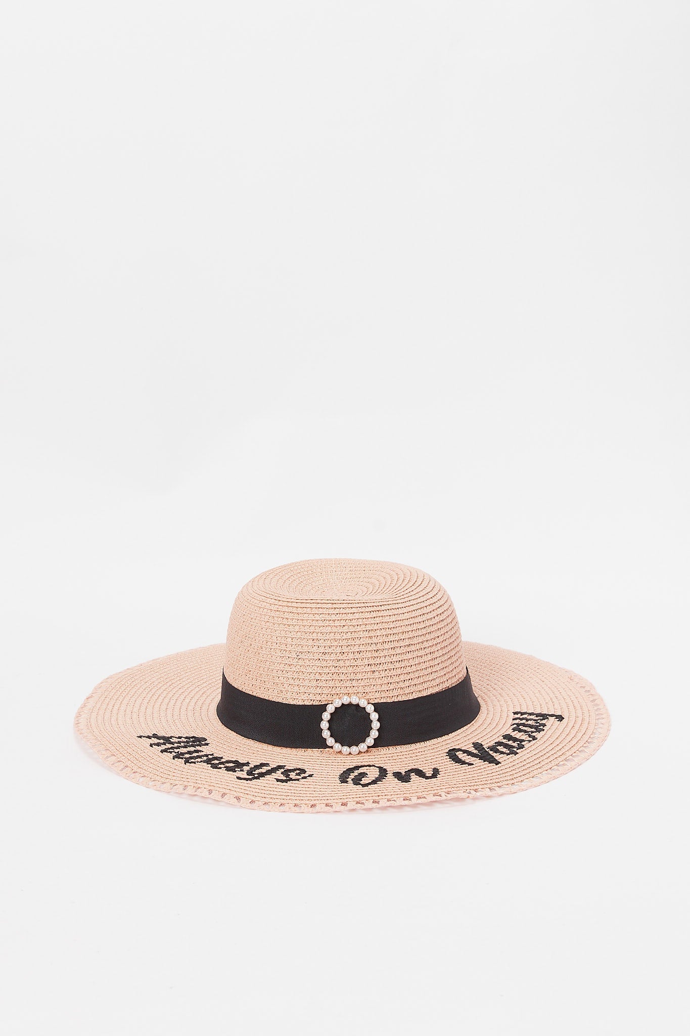 Redtag-Pink-Bow-Embellished-Hat-Category:Caps-&-Hats,-Colour:Pink,-Deals:New-In,-Dept:Ladieswear,-Filter:Women's-Accessories,-H1:ACC,-H2:LAD,-H3:LAA,-H4:FAA,-New-In,-New-In-Women-ACC,-Non-Sale,-S23A,-Season:S23B,-Section:Women,-Style:HATS,-Women-Caps-&-Hats-Women-