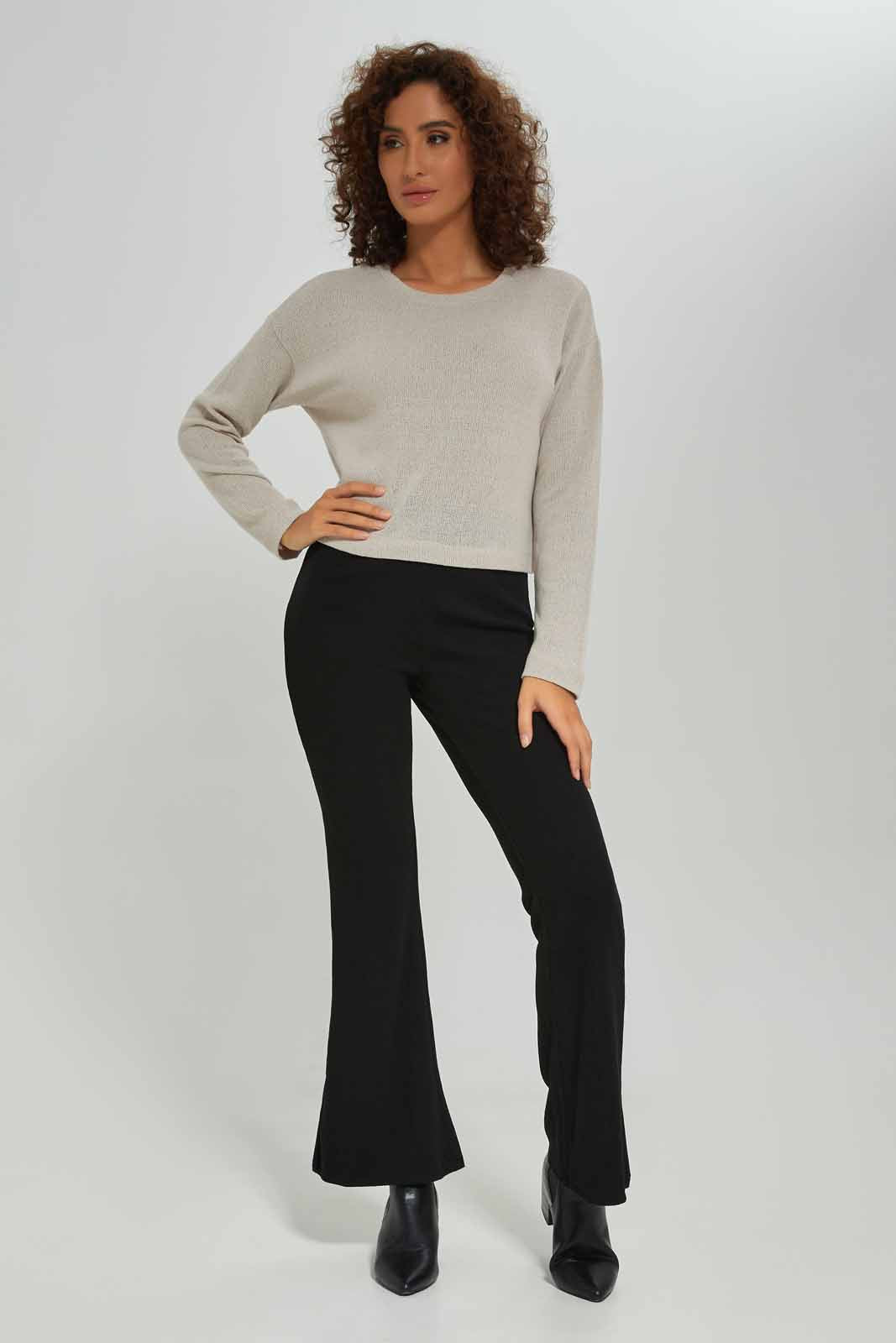 Redtag-Women-Striped-Long-Sleeve-Crewneck-Pullover-Category:Pullovers,-Colour:Ivory,-Deals:New-In,-Dept:Ladieswear,-Filter:Women's-Clothing,-New-In-Women-APL,-Non-Sale,-S23A,-Section:Women,-Women-Pullovers-Women's-