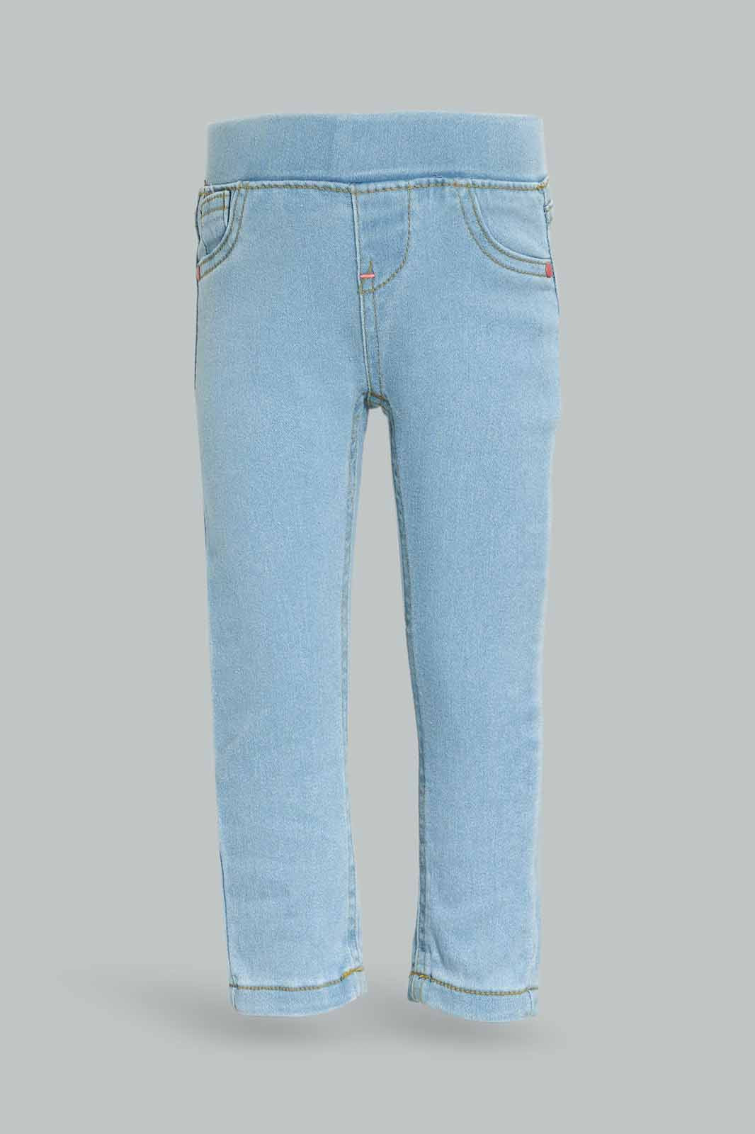 Redtag-Girls-Light-Wsh-Basic-Jegging-Category:Jeggings,-Colour:Light-Wash,-Deals:New-In,-Dept:Girls,-Filter:Infant-Girls-(3-to-24-Mths),-ING-Jeggings,-New-In-ING-APL,-Non-Sale,-S23A,-Section:Girls-(0-to-14Yrs),-VLM-Infant-Girls-3 to 24 Months