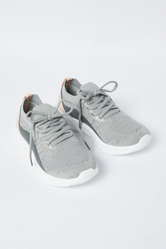 Redtag-Grey-Flyknit-Trainer-Category:Trainers,-Colour:Grey,-Deals:New-In,-Filter:Girls-Footwear-(5-to-14-Yrs),-GSR-Trainers,-N/A,-New-In-GSR-FOO,-Non-Sale,-S23B,-Section:Girls-(0-to-14Yrs)-Senior-Girls-5 to 14 Years