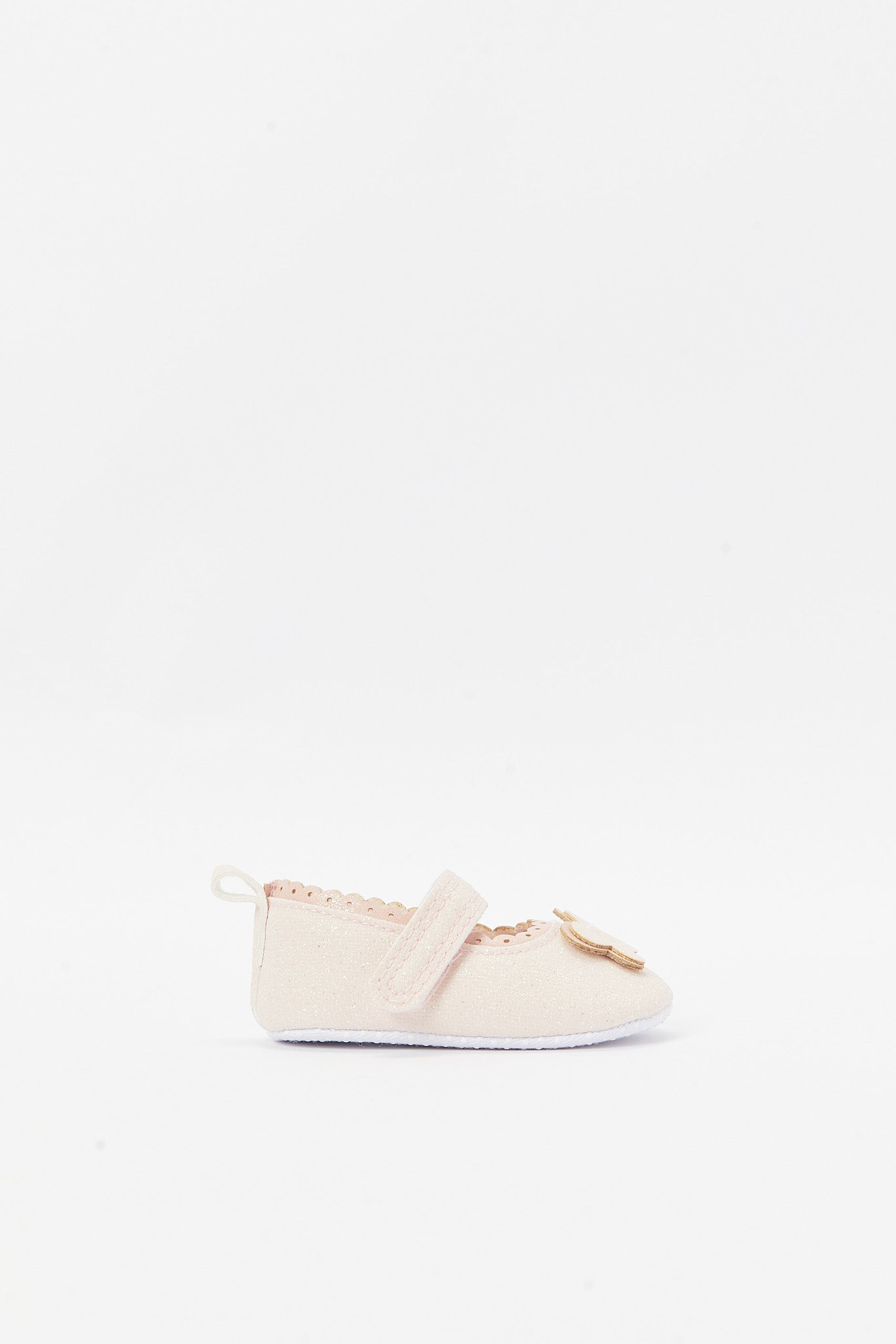 Redtag-Pale-Pink-Parm-Shoe-Category:Shoes,-Colour:Pink,-Deals:New-In,-Filter:Baby-Footwear-(0-to-18-Mths),-N/A,-NBF-Shoes,-New-In-NBF-FOO,-Non-Sale,-S23B,-Section:Boys-(0-to-14Yrs)-Baby-0 to 18 Months