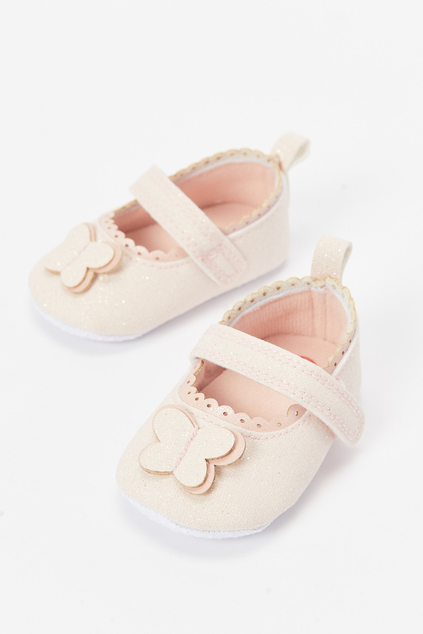 Redtag-Pale-Pink-Parm-Shoe-Category:Shoes,-Colour:Pink,-Deals:New-In,-Filter:Baby-Footwear-(0-to-18-Mths),-N/A,-NBF-Shoes,-New-In-NBF-FOO,-Non-Sale,-S23B,-Section:Boys-(0-to-14Yrs)-Baby-0 to 18 Months
